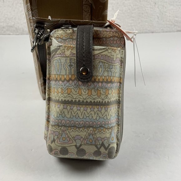 Sakroots Smartphone Wristlet Wallet Crossbody Artist Multicolor Pocket 6155 - Picture 2 of 9